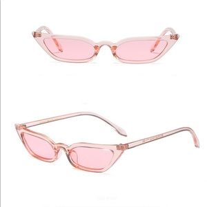 tiny pink sunglasses